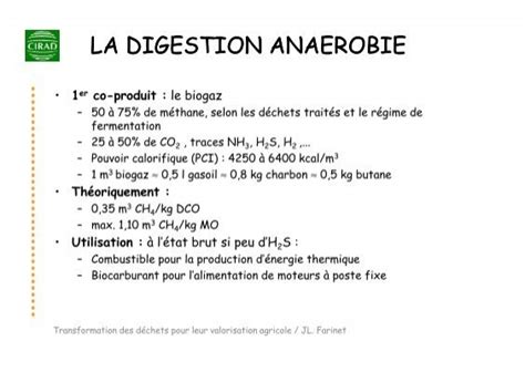 LA DIGESTION ANAEROBIE