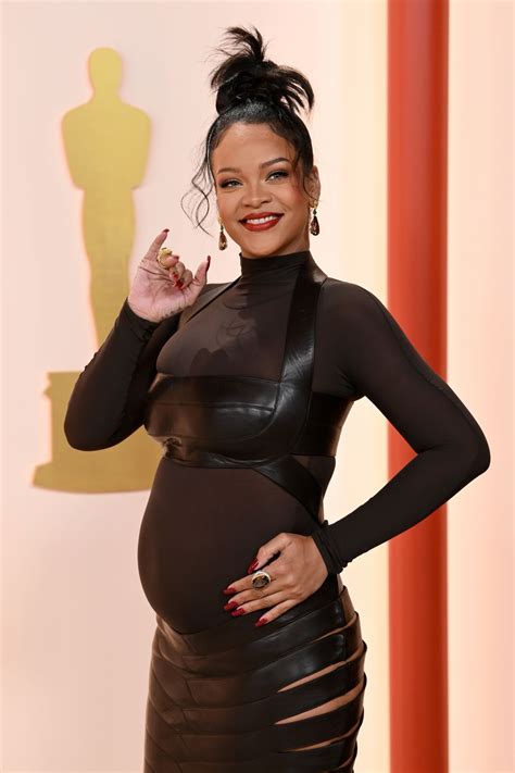 Rihanna Pregnant Oscars 2024 Sandy Cornelia