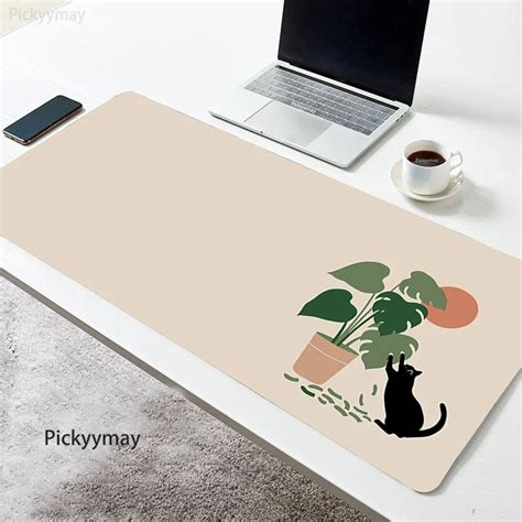 Gro E Maus Pads Kawaii Pflanzen B Ro Mausepads X Mousepad Gummi