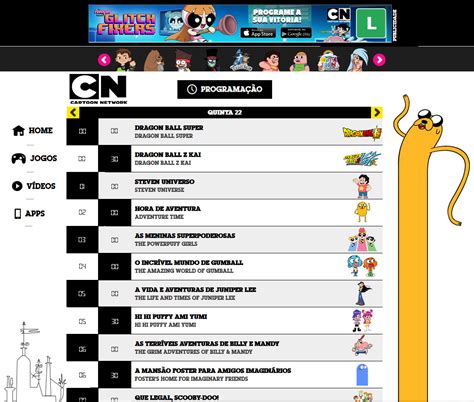 Programação Da Cartoon