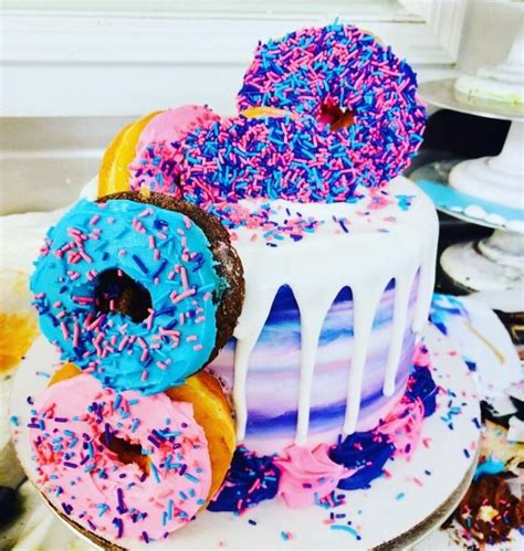 DONUT DRIP CAKE Wedding Cakes Minneapolis Bakery Farmington Bakery