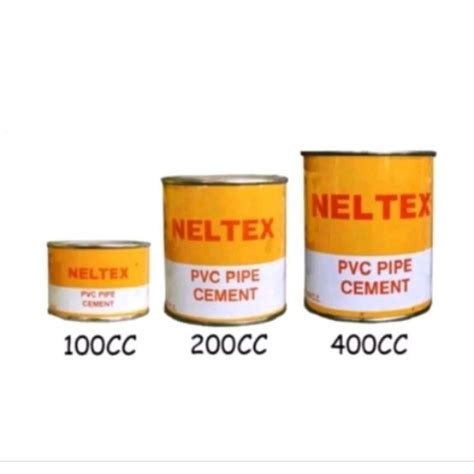 Neltex Pvc Pipe Cement Solvent Cc Cc Or Cc Shopee