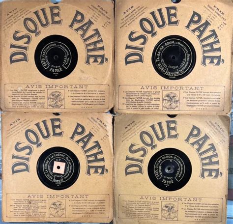 Lot De 8 Disques 78 Tours Rpm PathÉ Saphir 8 Mercadier Vaguet Maréchal Valse Eur 35 00