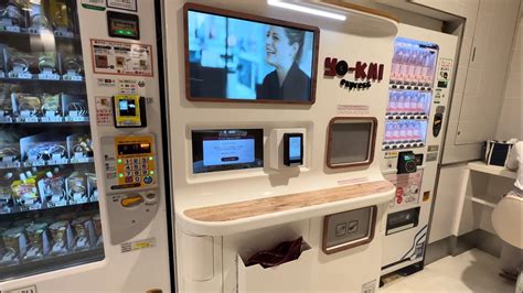 Ramen Vending Machine Japan Haneda Airport Yo Kai Express 羽田空港 ラーメン自販機