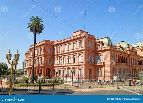 The Iconic Casa Rosada Or The Pink House A Famous Presidential Palace