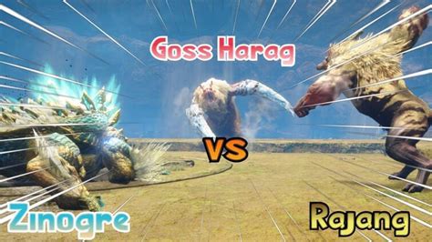 Zinogre Vs Goss Harag Vs Rajang Fandom