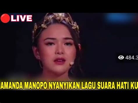 Live Amanda Manopo Nyanyikan Lagu Suara Hati Ku Bikin Baper Dan Adem Di