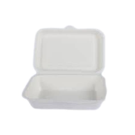 Glossy Lamination Disposable Square Shape White Paper Food Container At Best Price In