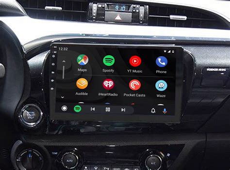 Autoradio Tactile Gps Android Et Carplay Sans Fil Toyota Hilux Depuis