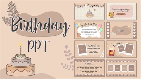 Birthday Powerpoint Ppt Ulang Tahun Free Template And No Password