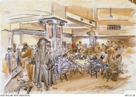 entrance  dugout canteen  servicemen australian war