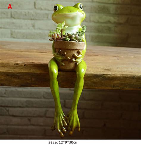 Cute Frog Succulent Planter Plant Pot Flower Pot Bonsai Pot Feelt