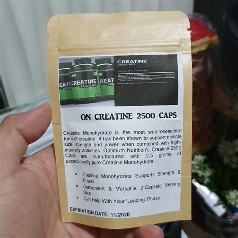 Optimum Nutrition Creatine Capsules Loading Phase | Besto Blog