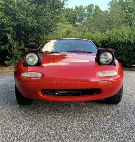 1991 Mazda Miata Convertible Red RWD Automatic for sale - Mazda Miata ...