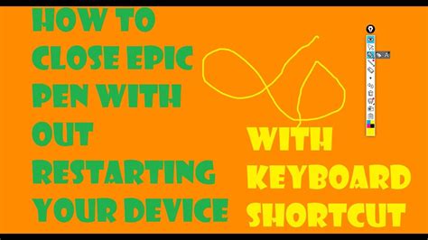 How To Use And Close Epic Pen With Simple Keyboard Shortcut Youtube