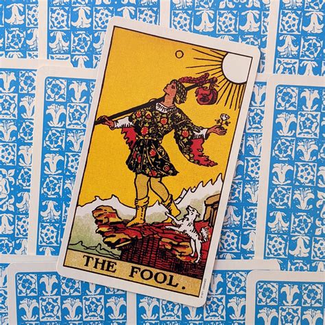 The Fool The Original Rider Waite Tarot Deck Rider Waite Tarot