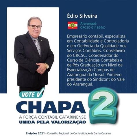 Araranguaense é Eleito Conselheiro Do Crcsc Araranews