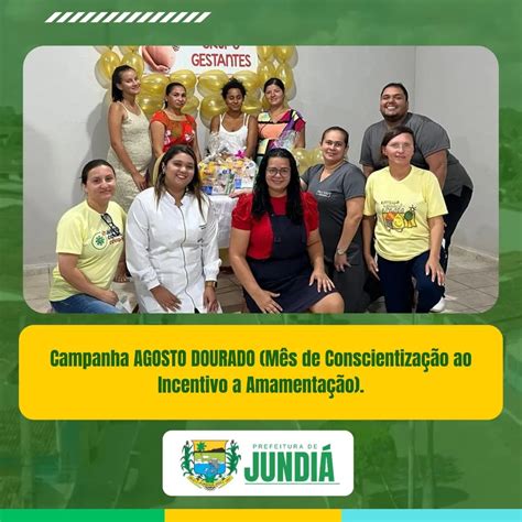 Agosto Dourado M S De Conscientiza O Ao Incentivo A Amamenta O Jundi