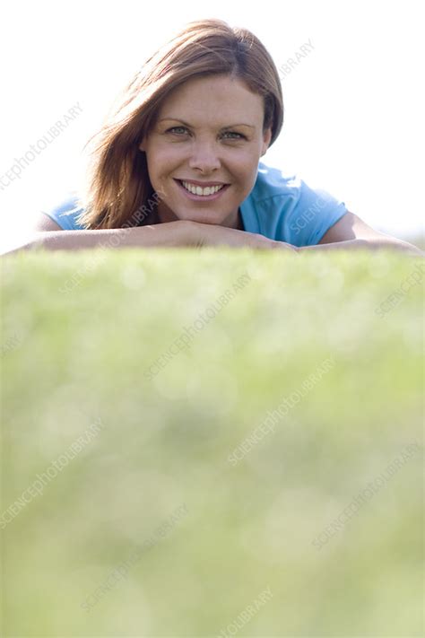 Smiling Woman Stock Image F001 2194 Science Photo Library