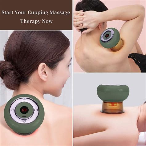 Electric Cupping Scraping Therapy Set Vacuum Therapy Machine Gua Sha