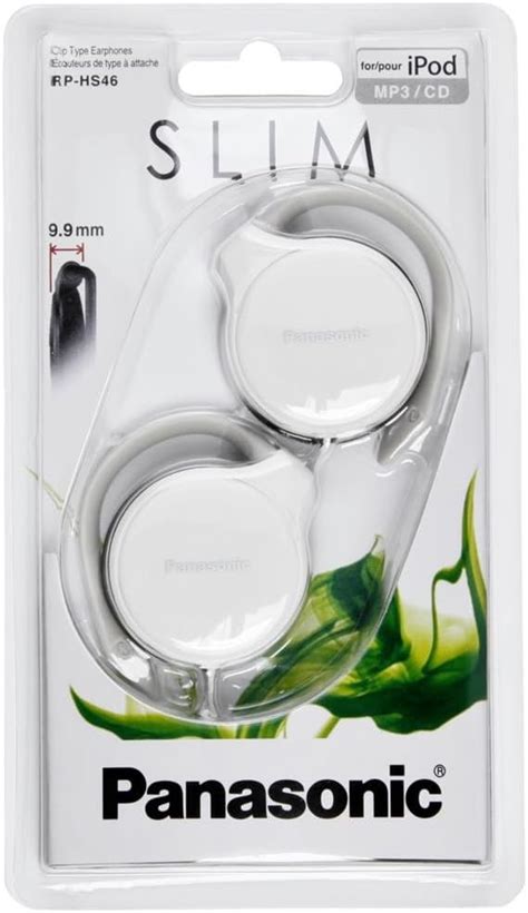 Panasonic RP-HS46E-W Negro, Color blanco Circumaural Audífono ...
