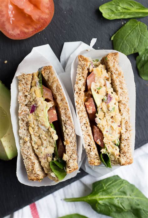 Vegan Chickpea Salad Sandwiches Fooduzzi