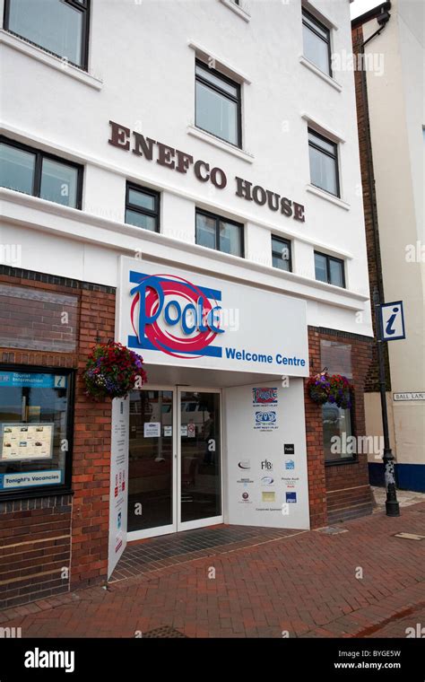 Poole Tourist Information Centre In Enefco House Poole Quay Stock