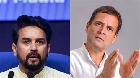 History Of Corruption Anurag Thakur Slams Rahul Gandhis Bulldozer