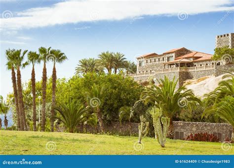 Plaza Playa Del Duque Duke Castle Costa Adeje Tenerife Spain