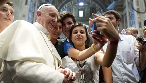 Pope Francis With Youth