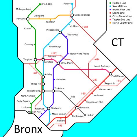 Detailed Map Of Westchester County