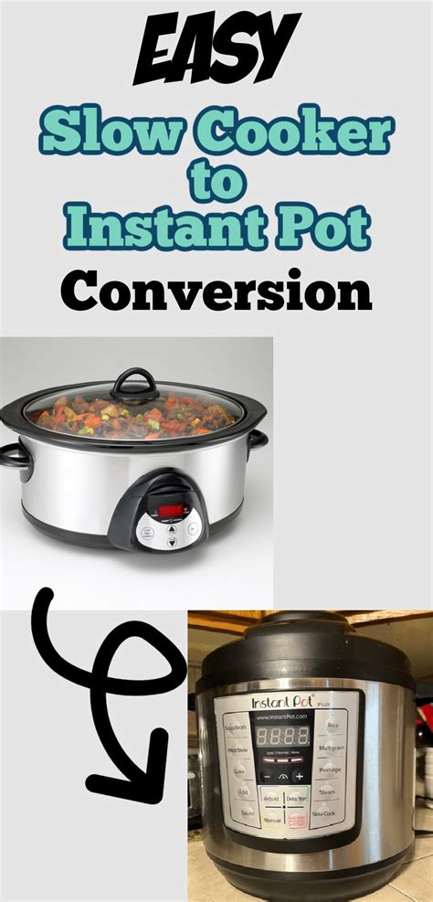 Easy Slow Cooker To Instant Pot Conversion What S In The Pot