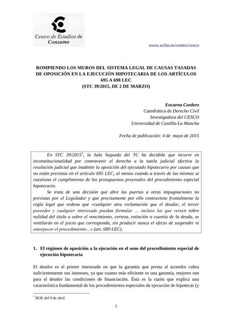 PDF ROMPIENDO LOS MUROS DEL SISTEMA LEGAL DE CAUSAS TASADAS DE