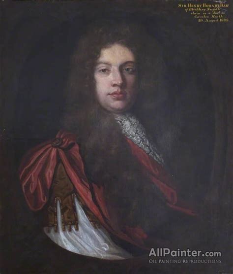 Sir Godfrey Kneller Bt Sir Henry Hobart Oil Painting Reproductions