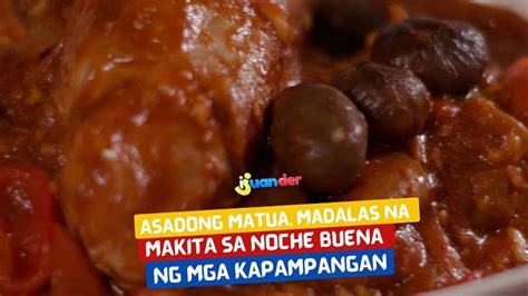 Asadong Matua Madalas Na Makita Sa Noche Buena Ng Mga Kapampangan I