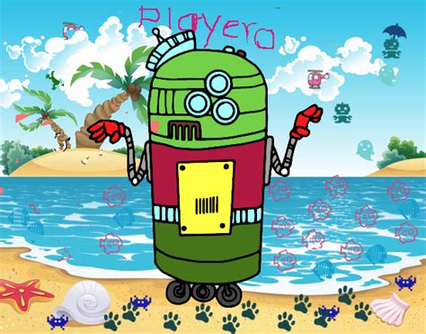 Dibujo De Robot Playero Pintado Por En Dibujos Net El D A A