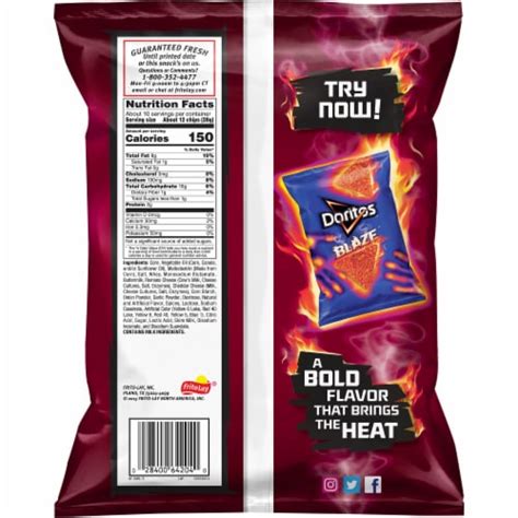 Doritos Spicy Nacho Cheese Flavored Tortilla Chips Oz Kroger