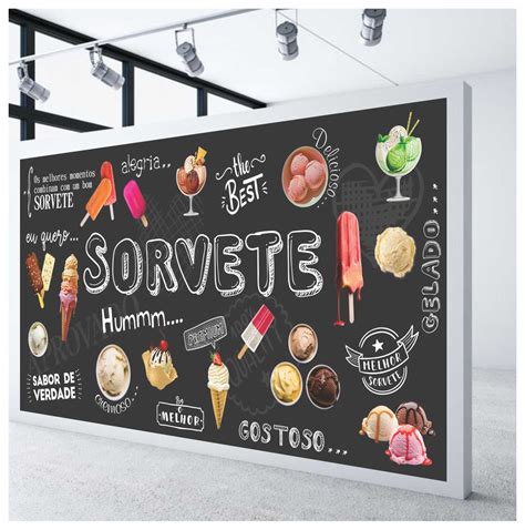 Adesivo Sorvete Sorveteria Frase Gelateria Gourmet S315 Quartinho