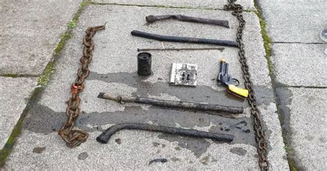 Deadly Weapons Hidden In Merseyside Drains As Police Arrest 17 In Raids