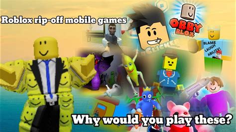 I Played Roblox Rip Off Mobile Games Youtube