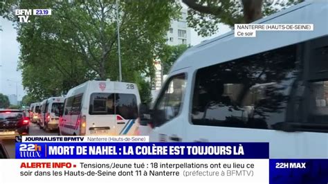 Tensions après la mort de Nahel 18 interpellations ont eu lieu dans