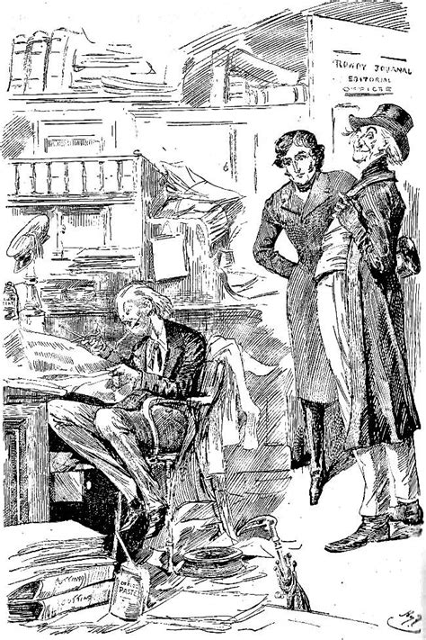 The Rowdy Journal Office By Harry Furniss Eleventh Illustration