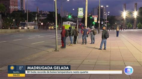 Belo Horizonte Tem Dia Mais Frio Do Ano E Temperatura Mais Baixa Para O