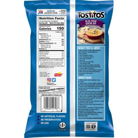 Tostitos Bite Size Rounds Tortilla Chips Oz Dillons Food Stores