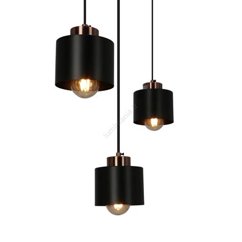 Suspension Filaire Olena Xe W V Noir Lumimania