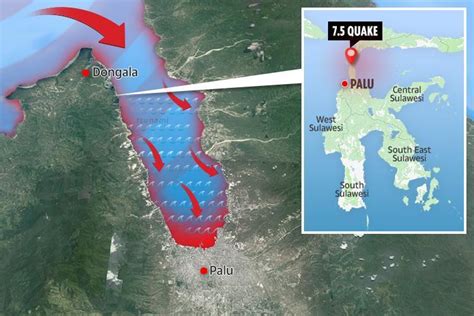 How deadly force of Palu tsunami was 'magnified by funnel-shaped bay ...
