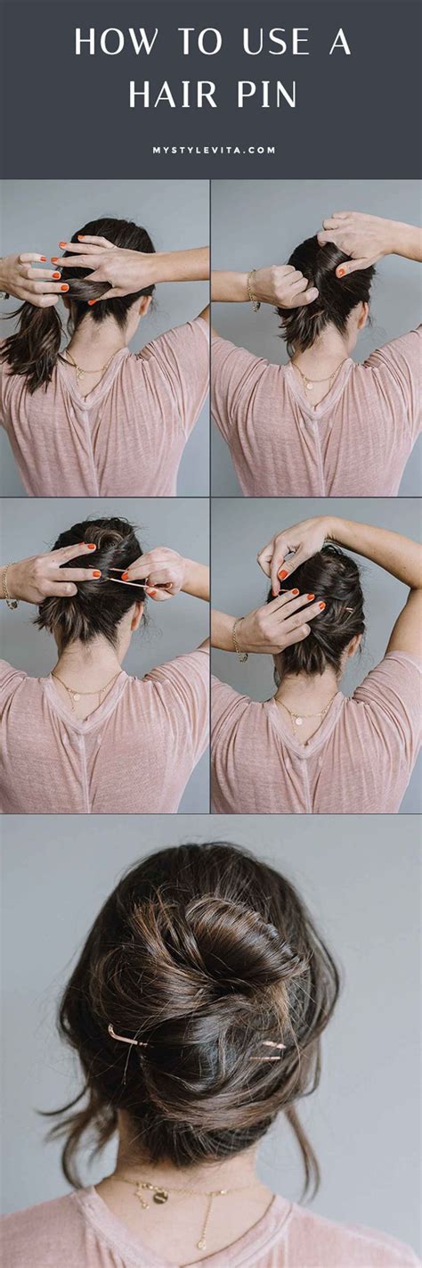 How To Use A Hair Pin Hair Tutorials Easy Hair Pins Hair Tutorial