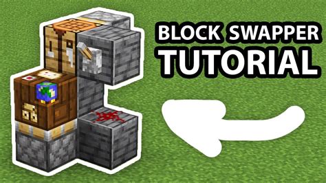 How To Build A Block Swapper In Minecraft EASY YouTube