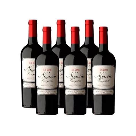 Caja Vino Nicasia Vineyards Cabernet Franc Red Blend X6 Unidades La