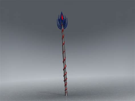 Staff of Power - STEP / IGES - 3D CAD model - GrabCAD